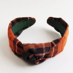 Beautiful fall autumn top knot headband